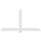 Ekena Millwork Eugene Architectural Grade PVC Gable Bracket, 96"W x 52"H x 2"D x 6"F, 13/12 Pitch GBP096X52X0206EUG00 - alternate 2